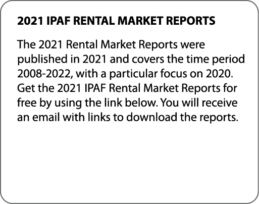  2021 IPAF RENTAL MARKET REPORTS The 2021 Rental Market Reports were published in 2021 and covers the time period 200...