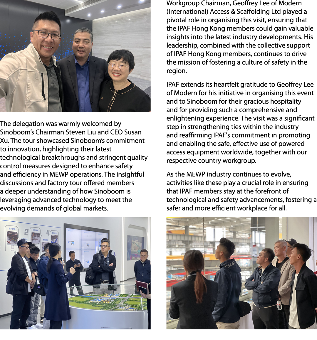 ￼ The delegation was warmly welcomed by Sinoboom’s Chairman Steven Liu and CEO Susan Xu. The tour showcased Sinoboom’...