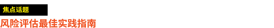￼ 风险评估最佳实践指南