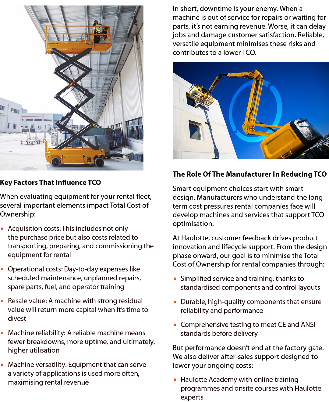 ￼ Key Factors That Influence TCO When evaluating equipment for your rental fleet, several important elements impact T...