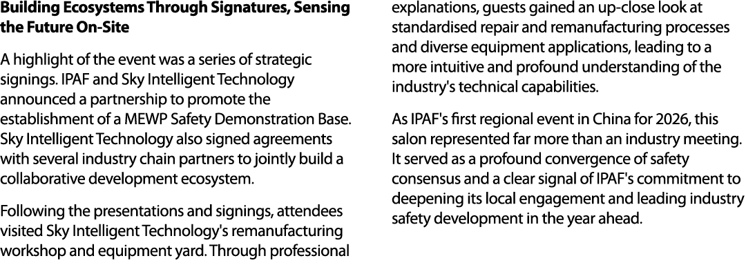 Building Ecosystems Through Signatures, Sensing the Future On Site A highlight of the event was a series of strategic...