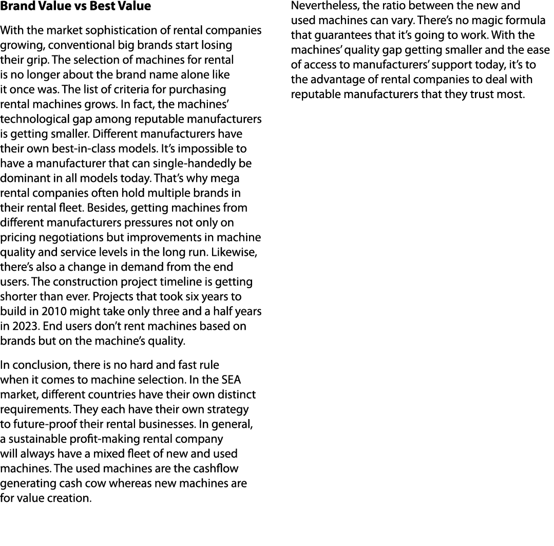 Brand Value vs Best Value With the market sophistication of rental companies growing, conventional big brands start l...
